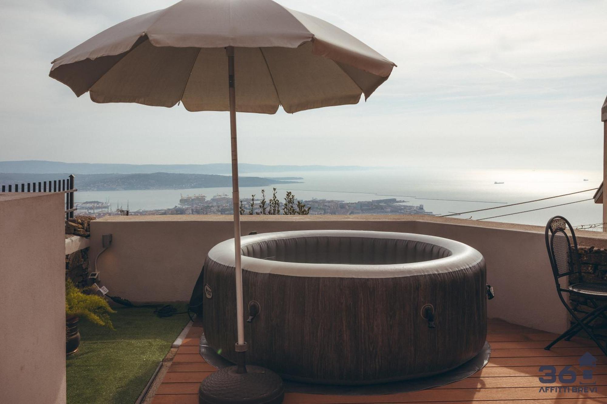 Trieste 10Min Dal Centro Villa Privata Con Jacuzzi מראה חיצוני תמונה